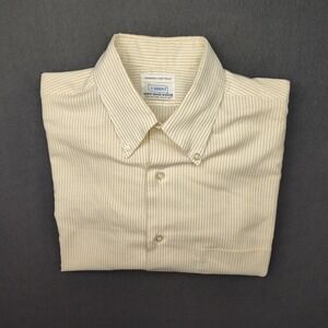 Vintage Brent by Montgomery Ward Shirt‎ Mens Never Iron Button Up Short Sleeve
